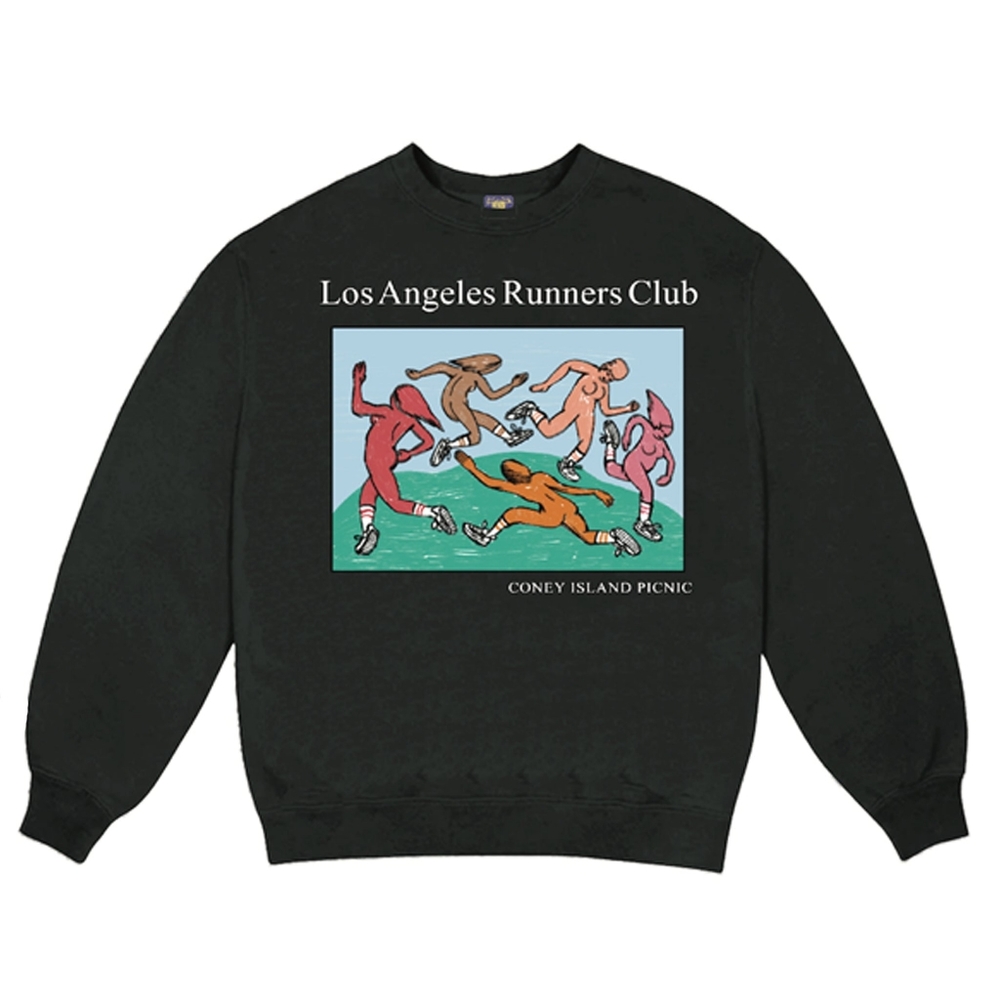 BNWOT Coney Island Picnic LA Runners Club Crewneck Sweatshirt - Picture 3 of 5